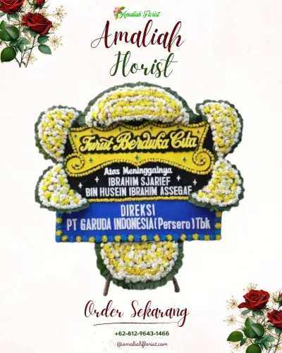 Papan Bunga Duka di Pagergunung