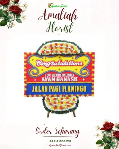 Bunga Papan Congratulation di Pagergunung
